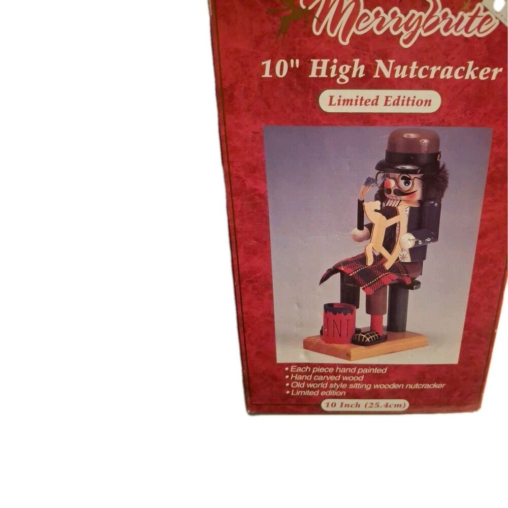 Merry Brite 10 High Nutcracker Limited Edition Holiday Christmas